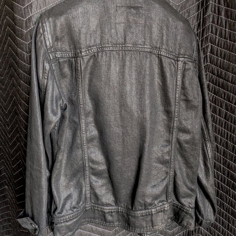 All Saints Black Jean Jacket - Picture 9 of 16